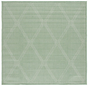Safavieh Bermuda 9' X 12' Green/Ivory Area Rug - Elegant Geometric Design, Durable, Oeko-tex Certified Luxury Green ,Ivory Polypropylene Frize Bmu851y-9