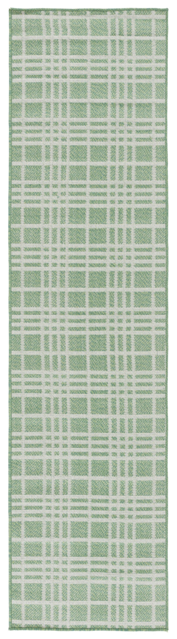Safavieh Bermuda Large Rectangle Area Rug 9x12 Ft - Green & Ivory, Stylish, Washable, Indoor/Outdoor Use Green ,Ivory Polypropylene Frize Bmu860y-9