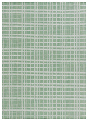 Safavieh Bermuda Large Rectangle Area Rug 9x12 Ft - Green & Ivory, Stylish, Washable, Indoor/Outdoor Use Green ,Ivory Polypropylene Frize Bmu860y-9