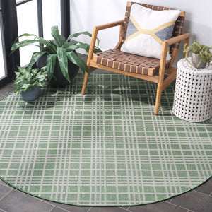 Safavieh Bermuda Large Rectangle Area Rug 9x12 Ft - Green & Ivory, Stylish, Washable, Indoor/Outdoor Use Green ,Ivory Polypropylene Frize Bmu860y-9