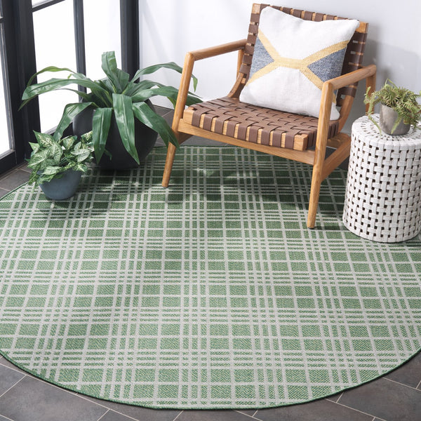 Safavieh Bermuda Large Rectangle Area Rug 9x12 Ft - Green & Ivory, Stylish, Washable, Indoor/Outdoor Use Green ,Ivory Polypropylene Frize Bmu860y-9