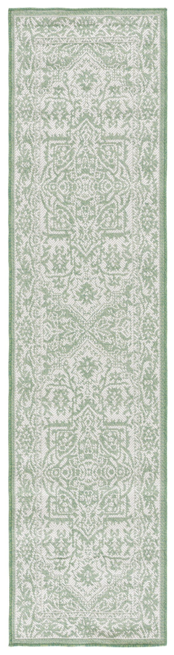 Safavieh Bermuda 9' X 12' Large Rectangle Area Rug - Elegant Green & Ivory, Durable, Oeko-tex Certified Design Green ,Ivory Polypropylene Frize Bmu885y-9