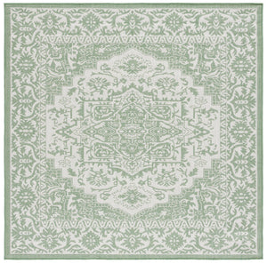 Safavieh Bermuda 9' X 12' Large Rectangle Area Rug - Elegant Green & Ivory, Durable, Oeko-tex Certified Design Green ,Ivory Polypropylene Frize Bmu885y-9