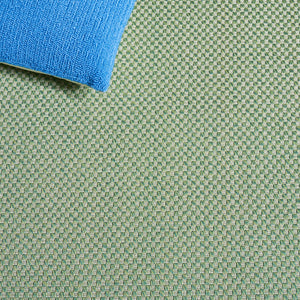 Safavieh Bermuda 886 Power Loomed Indoor / Outdoor Rug Green / Ivory 5'-3" x 7'-6"