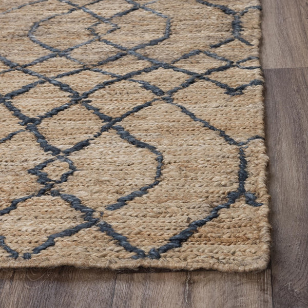 Rizzy Bengal BNL937 Hand Woven  Jute Rug Natural 9' x 12'