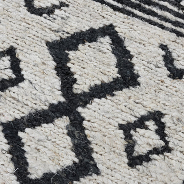 Rizzy Bengal BNL938 Hand Woven  Jute Rug Beige/Black 9' x 12'