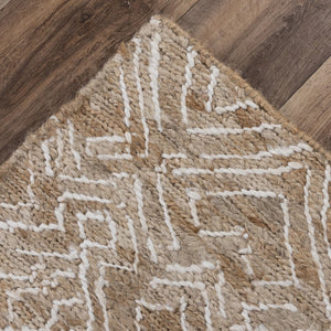 Rizzy Bengal BNL939 Hand Woven  Jute Rug Natural/Beige 9' x 12'