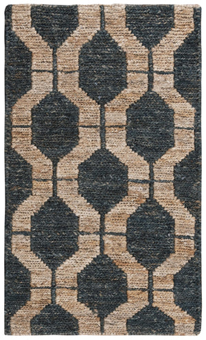 Rizzy Bengal BNL940 Hand Woven  Jute Rug Charcoal 9' x 12'