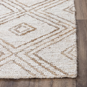 Rizzy Bengal BNL941 Hand Woven  Jute Rug Beige 9' x 12'