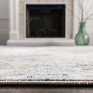Safavieh Brentwood Power Loomed Polypropylene Area Rug Neutral Tones for Living Rooms Light Grey Blue BNT822F-68