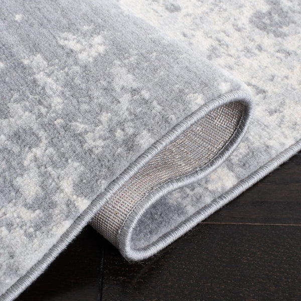 Safavieh Brentwood Power Loomed Polypropylene Area Rug Neutral Tones for Living Rooms Grey / Ivory BNT822H-68
