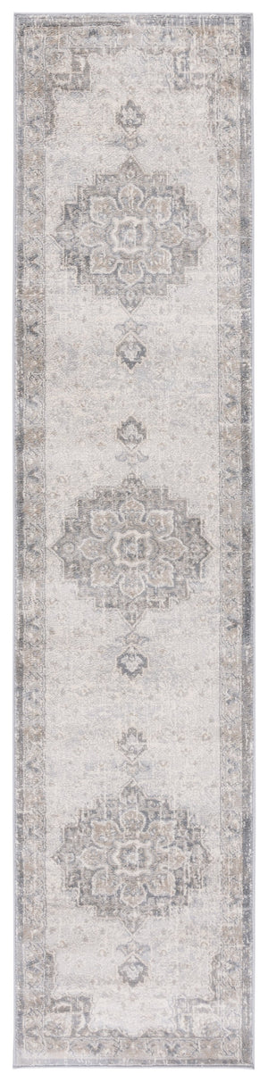 Safavieh Brentwood Power-Loomed Turkish Area Rug In Grey & Light Grey — Low-Profile Jute Blend, Durable Elegance 10'-0" x 10'-0" BNT826F-10SQ