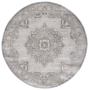 Safavieh Brentwood Power-Loomed Turkish Area Rug In Grey & Light Grey — Low-Profile Jute Blend, Durable Elegance 10'-0" x 10'-0" BNT826F-10SQ