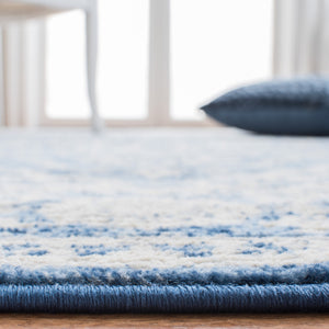 Safavieh Brentwood Elegant Area Rug With Timeless Design, Durable Construction, And Oeko-tex Certified Quality Ivory ,Navy 60% Polypropylene,40% Jute Bnt832a-10sq