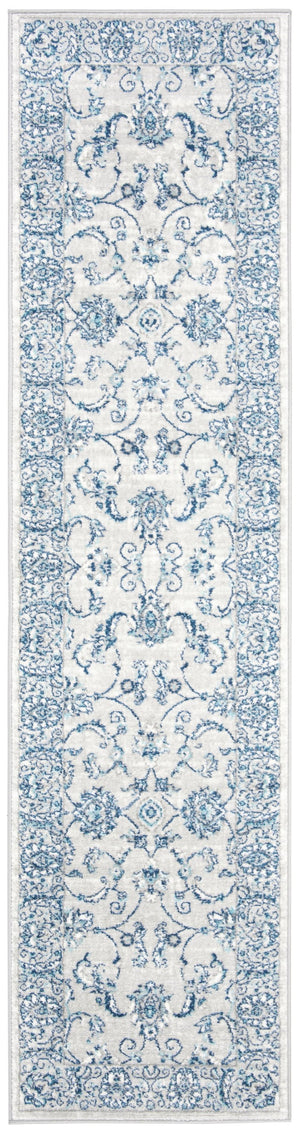 Safavieh Brentwood Area Rug - Timeless Elegance With Transitional Design, Durable Construction & Soft Texture Light Grey ,Blue 60% Polypropylene,40% Jute Bnt854g-10r