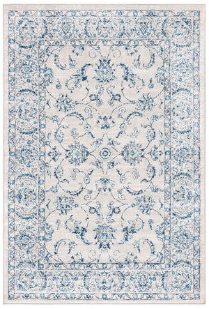 Safavieh Brentwood Area Rug - Timeless Elegance With Transitional Design, Durable Construction & Soft Texture Light Grey ,Blue 60% Polypropylene,40% Jute Bnt854g-10r