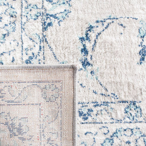 Safavieh Brentwood Area Rug - Timeless Elegance With Transitional Design, Durable Construction & Soft Texture Light Grey ,Blue 60% Polypropylene,40% Jute Bnt854g-10r