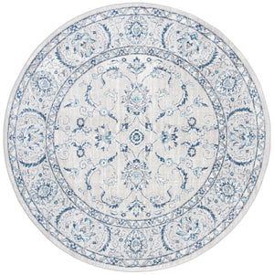Safavieh Brentwood Area Rug - Timeless Elegance With Transitional Design, Durable Construction & Soft Texture Light Grey ,Blue 60% Polypropylene,40% Jute Bnt854g-10r