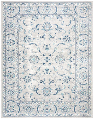 Safavieh Brentwood Area Rug - Timeless Elegance With Transitional Design, Durable Construction & Soft Texture Light Grey ,Blue 60% Polypropylene,40% Jute Bnt854g-10r