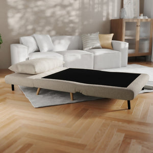 English Elm Shaw Convertible Tri-Fold Sleeper Chair - Versatile Space-Saving Design for Comfort & Style Cream BO-BS-BS031-CRMBCL-GG