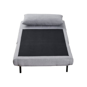 English Elm Shaw Convertible Tri-Fold Sleeper Chair - Versatile Space-Saving Design for Comfort & Style Light Gray BO-BS-BS031-LTGRY-GG