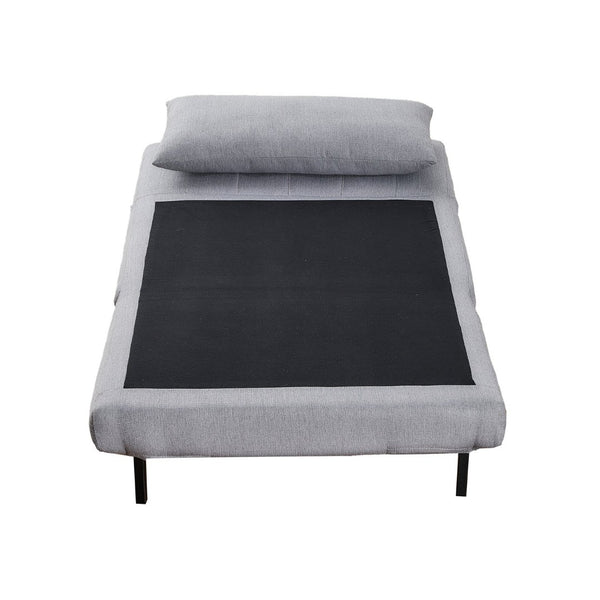 English Elm Shaw Convertible Tri-Fold Sleeper Chair - Versatile Space-Saving Design for Comfort & Style Light Gray BO-BS-BS031-LTGRY-GG