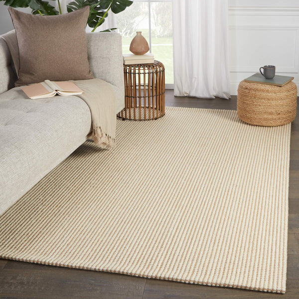 Jaipur Living Jaipur Living Mahana Handwoven Jute Wool Trellis Rug Organic Texture for Any Room Cream 8'X10' RUG145953