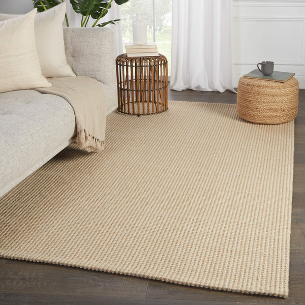 Jaipur Living Jaipur Living Mahana Handwoven Jute Wool Trellis Rug Organic Texture for Any Room Light Gray 9'X12' RUG145959