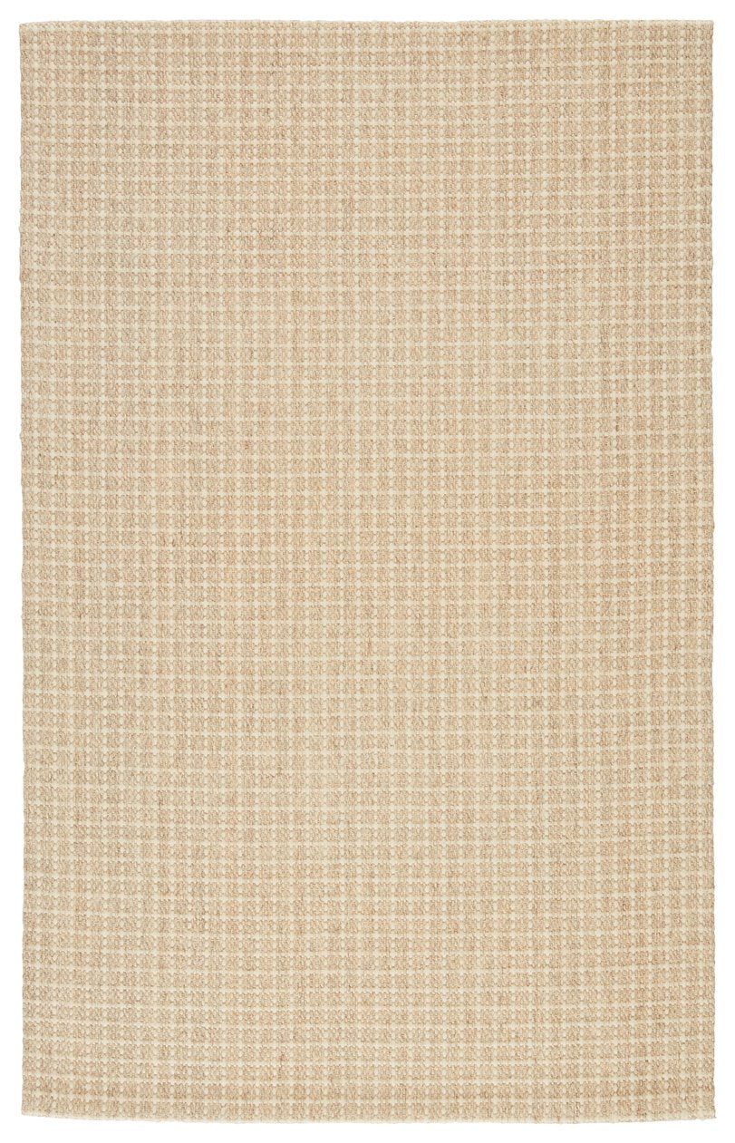 Jaipur Living Bombay Tane Bob06 Handwoven Handmade 75% Sisal 25% Wool Geometric Solid Indoor Rug Cream, Tan 75% Sisal 25% Wool, 100% Latex Rug145966