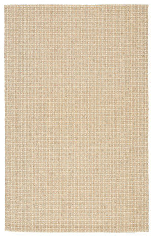 Jaipur Living Bombay Tane Bob06 Handwoven Handmade 75% Sisal 25% Wool Geometric Solid Indoor Rug Cream, Tan 75% Sisal 25% Wool, 100% Latex Rug145966