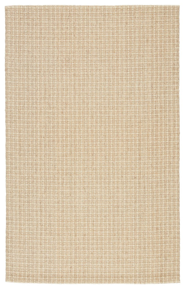 Jaipur Living Bombay Tane Bob06 Handwoven Handmade 75% Sisal 25% Wool Geometric Solid Indoor Rug Cream, Tan 75% Sisal 25% Wool, 100% Latex Rug145966