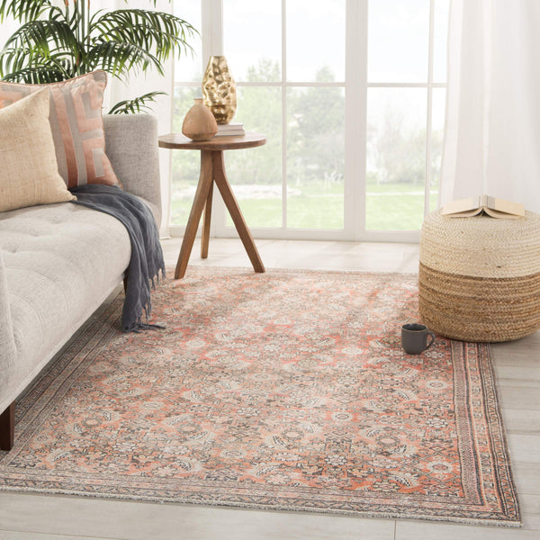 Jaipur Living Jaipur Living Thistle Flatweave Cotton Oushak Floral Rug for Room or Dining RUG145858