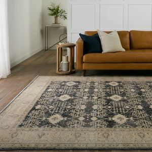 Jaipur Living Boheme Pia Updated Traditional Bohemian Machine Made Indoor Rug Navy 8'10"x11'9"