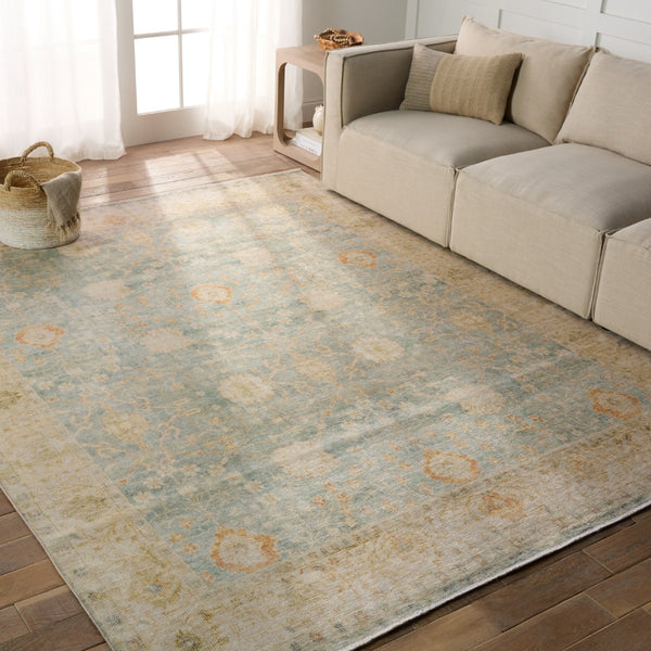 Jaipur Living Boheme Lovato Bohemian Global Machine Made Indoor Rug Blue 8'10"x11'9"