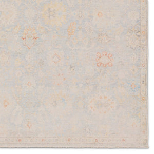 Jaipur Living Boheme Doire Boh28 Powerloomed Machinemade 78% Cotton 22% Polyester Traditional Floral Indoor Rug Light Blue, Cream 78% Cotton 22% Polyester, 100% Cotton Rug157728