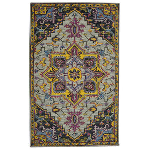 Amer Rugs Boho Hand-tufted Area Rug In Bold Colors, Plush 100% New Zealand Wool, Perfect For Bohemian Spaces Ivory Wool Boh30203