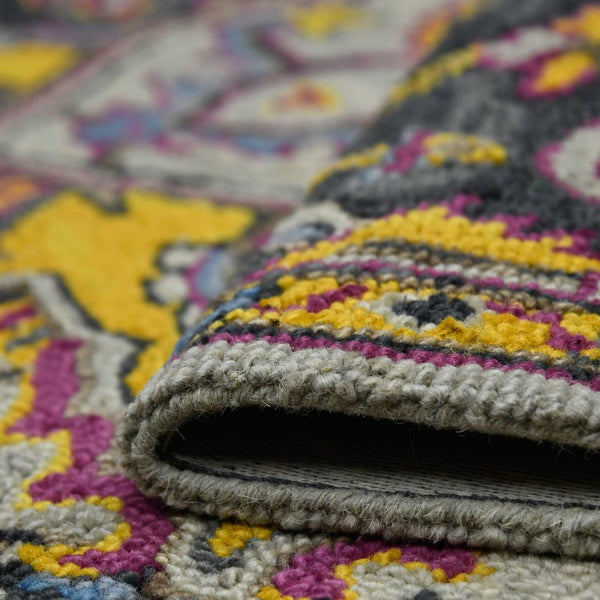 Amer Rugs Boho Hand-tufted Area Rug In Bold Colors, Plush 100% New Zealand Wool, Perfect For Bohemian Spaces Ivory Wool Boh30203