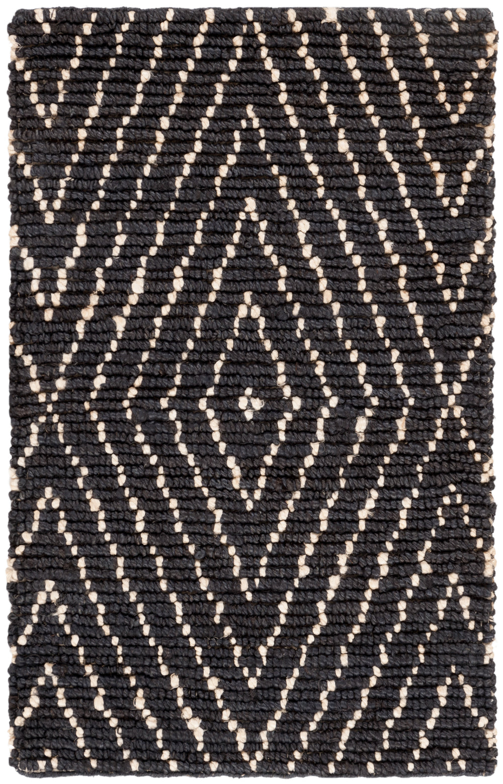 Safavieh Bohemian Hand-woven Eco-friendly Area Rug - Timeless Elegance For Home Décor And Comfort Black ,Ivory 80% Jute,20% Cotton Boh702a-213