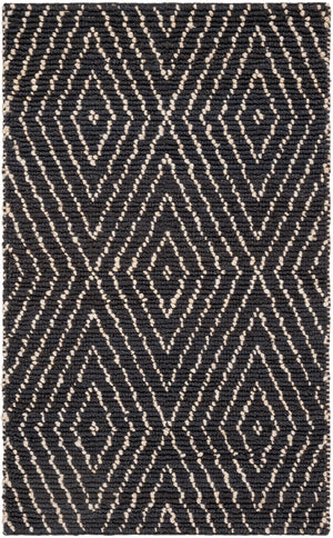 Safavieh Bohemian Hand-woven Eco-friendly Area Rug - Timeless Elegance For Home Décor And Comfort Black ,Ivory 80% Jute,20% Cotton Boh702a-213