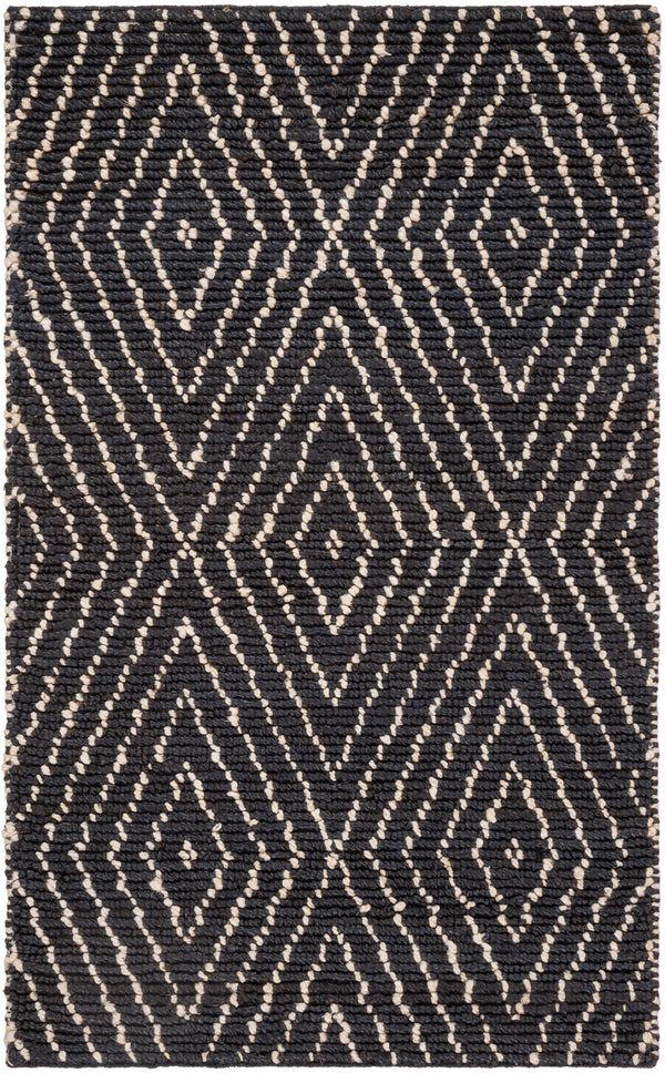 Safavieh Bohemian Hand-woven Eco-friendly Area Rug - Timeless Elegance For Home Décor And Comfort Black ,Ivory 80% Jute,20% Cotton Boh702a-213