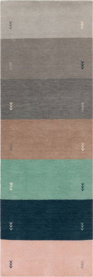 Chandra Rugs Hand Woven Contemporary Rug - Luxurious 100% Wool Design For Comfort, Style, And Unique Artistry Blue Wool Bon56105-576