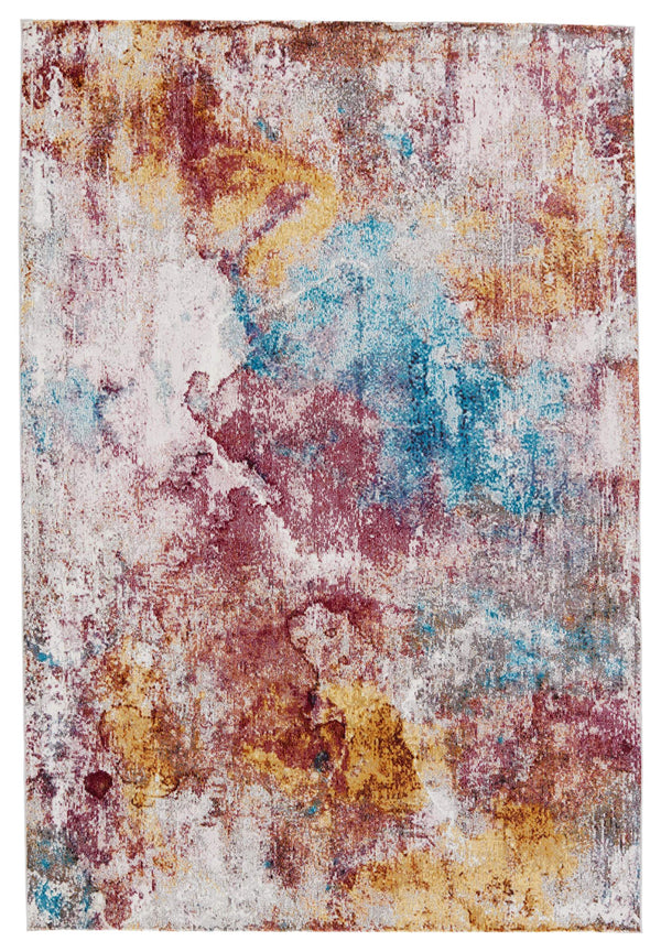 Jaipur Living Vibe by Jaipur Living Comet Abstract Watercolor Polypropylene Rug for Rooms Multicolor 10'X14' RUG149899