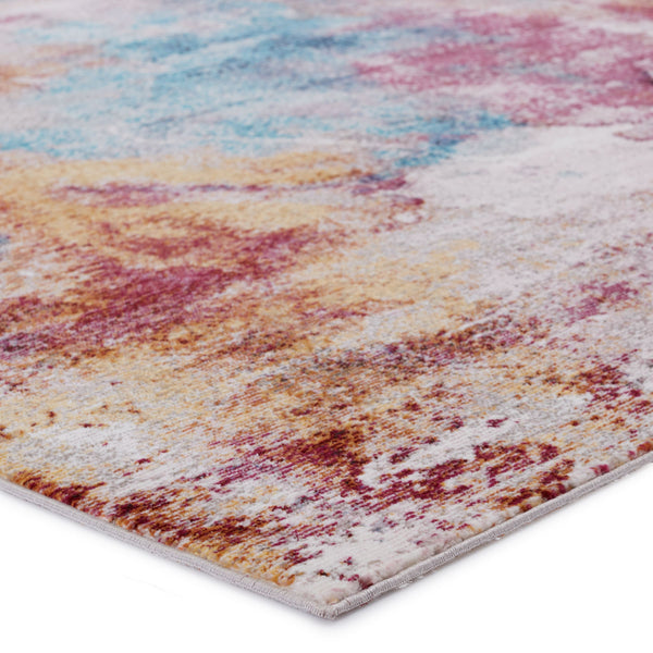 Jaipur Living Vibe by Jaipur Living Comet Abstract Watercolor Polypropylene Rug for Rooms Multicolor 3'X8' RUG149900