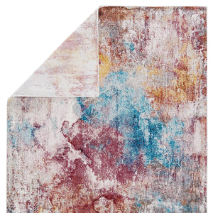Jaipur Living Vibe by Jaipur Living Comet Abstract Watercolor Polypropylene Rug for Rooms Multicolor 3'X8' RUG149900