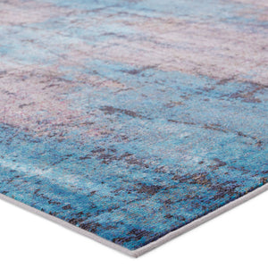 Jaipur Living Vibe by Jaipur Living Hoku Abstract Polypropylene Rug for Contemporary Rooms Blue 6'7"X9'6" RUG149921