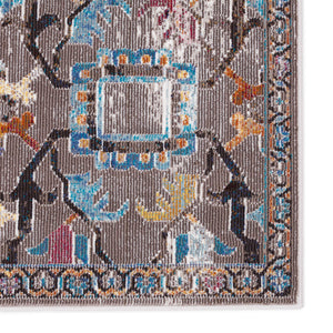 Jaipur Living Vibe by Jaipur Living Namid Trellis Medallion Polypropylene Rug for Rooms 8'X10' RUG150820