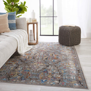 Jaipur Living Vibe by Jaipur Living Namid Trellis Medallion Polypropylene Rug for Rooms 8'X10' RUG150820
