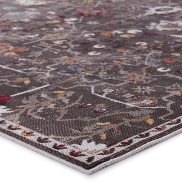 Jaipur Living Vibe by Jaipur Living Zaniah Trellis Polypropylene Rug for Bold Room Style Black 9'X12' RUG149938