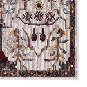 Jaipur Living Vibe by Jaipur Living Zaniah Trellis Polypropylene Rug for Bold Room Style White 10'X14' RUG149939