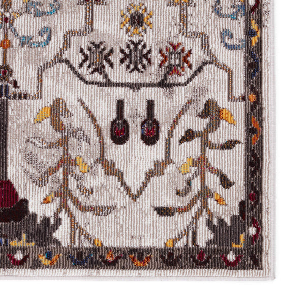 Jaipur Living Vibe by Jaipur Living Zaniah Trellis Polypropylene Rug for Bold Room Style White 10'X14' RUG149939